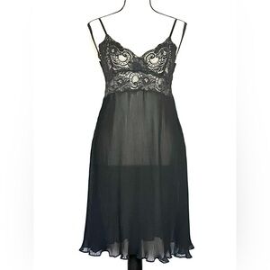 Sparkle & Fade Black Lace Chemise